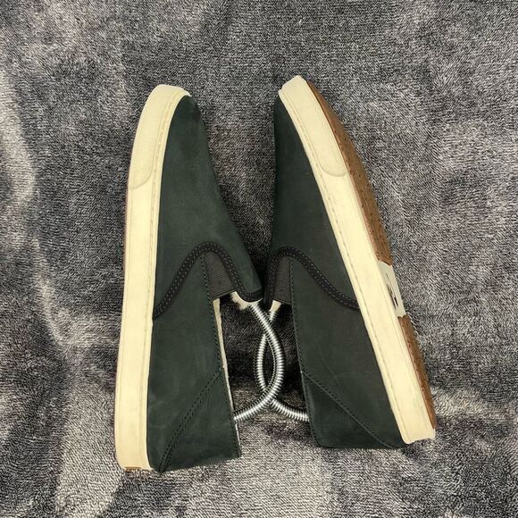 OluKai Pehuea Heu Black Leather Slip-On Genuine Shearing Sheep Fur Womans Size 1 - Picture 6 of 8